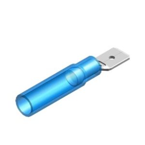 KLEMKABELSCHOEN WD T0NGST. 6.35MM BLAUW