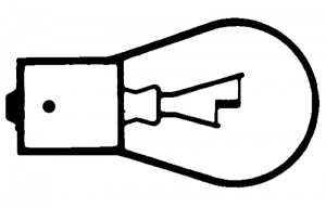 LAMP 24V  5W BA15S