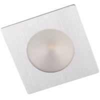 MAST COVER LED SPOT VIERKANT GEB. ALUM. tbv 50MM LED ENGINE