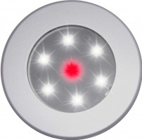 MAST 7-LED+1XROOD CHRO. WARM WIT  10-30V