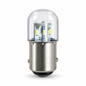 LED BAy15D 8-30V LED IN GLAS WIT