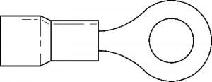 KLEMKABELSCHOEN RING 4MM GEEL