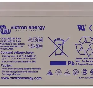 VICTRON AGM ACCU 12V 90Ah. M6 INSERTS