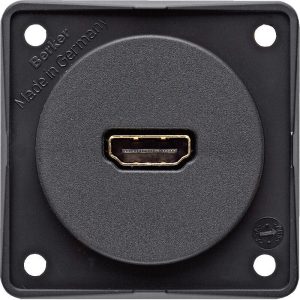 BERKER HDMI CONTACTDOOS ANTRACIET