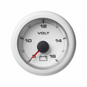 VDO OCEANLINK WIT VOLTMETER 8-16V - 12-24V 52MM